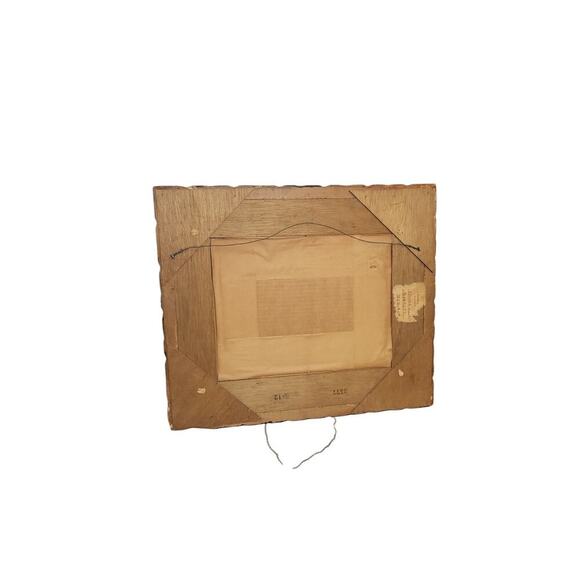 Original 1900 "Picturesque America" Charles Gibson Etched Color Tile Art 17X 20 - Picture 5 of 5